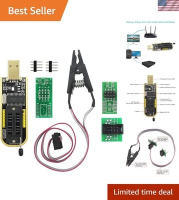 Efficient In-Circuit SOIC8 Programmer with PDF Tutorial for BIOS Chips