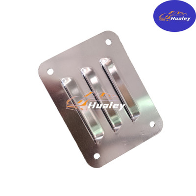 Aluminum Stamped Louver Vent, 4x3'' Rectangular Air Vent Cover for Caravan RV