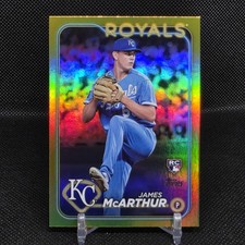 James McArthur 2024 Topps #434 Rookie Gold Foil