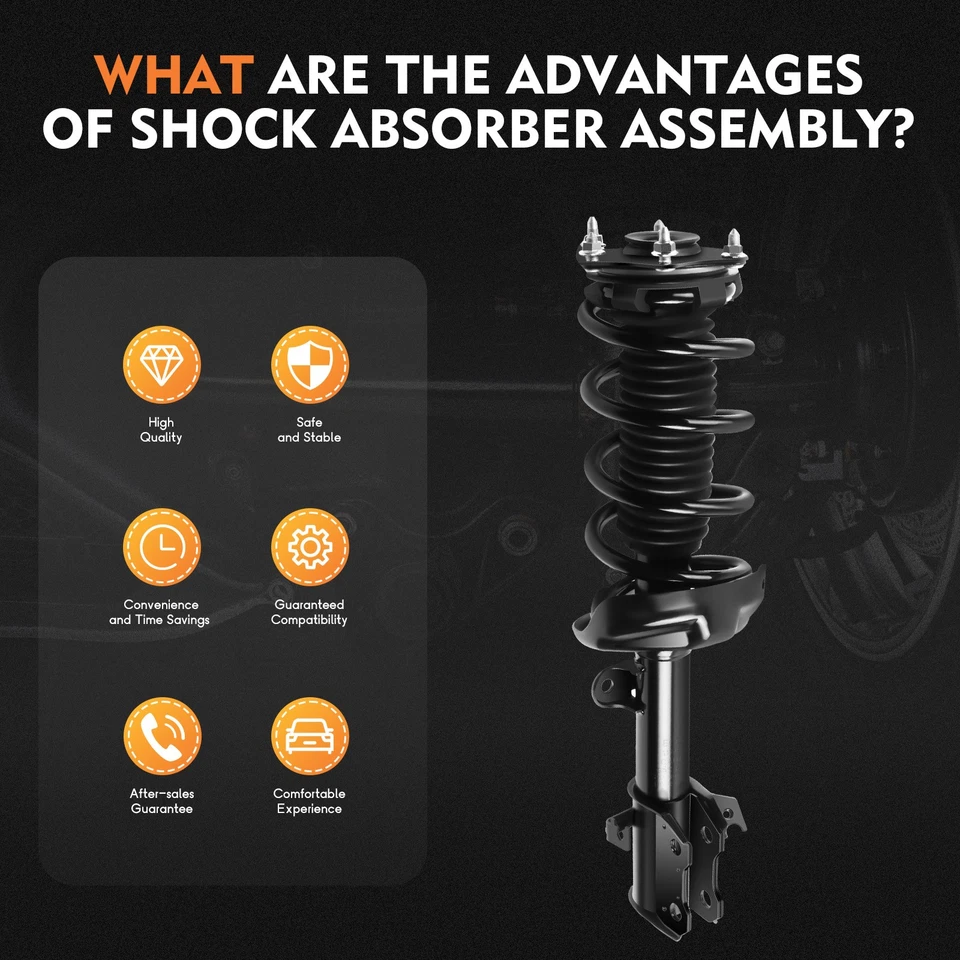 For Acura Rdx 2007-12 Front Complete Struts Coil Spring Shocks Absorber Assembly - Image 3 of 4