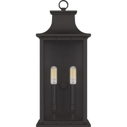 Quoizel ABY8408 Abernathy 2 Light 20" Tall Outdoor Wall Sconce - Bronze - Picture 12 of 12