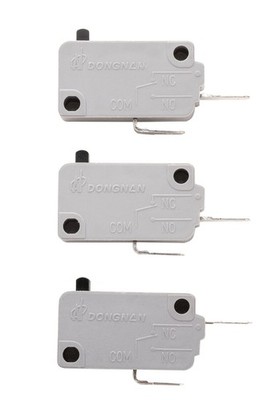 TUAIC KW3A Microwave Oven Door Switch 16A 125V/250V one size, Grey
