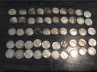 50 Silver pre-1965 Roosevelt Dimes, silver dimes MIXED DATES FV roll