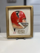Placa de casco de fútbol americano NFL 1965 Atlanta Falcons Technigraph