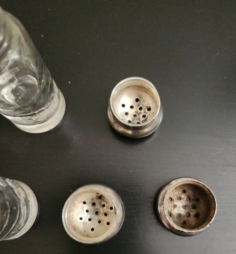 Retro International Silver Restaurant Salt, Pepper & Sugar Caddy 5.5" - Picture 7 of 9