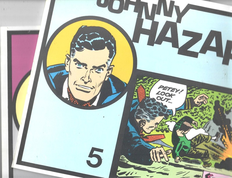 JOHNNY HAZARD 2 BOOKS OF SUNDAYS, 1947,48.49, COLOR  PCC EDITION