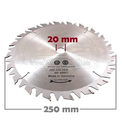 GRANIT QUALITY PARTS Freischneider Hartmetall Kreissägeblatt paßt f einige STIHL Fuxtec SOLO mit 20mm