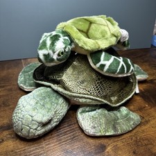 Animal Alley Turtle Set Of Two 12 In And 8 In Plush Toy Collectibles