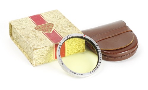 Rolleiflex Light Yellow / Gelb Heil Filter Bay 3 Bayonett 3 R3 RIII for 2.8F Box