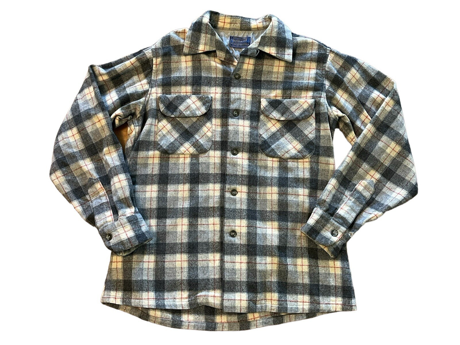 Chemise Pendleton Board Shirt Homme – Laine Multicolore – Taille M