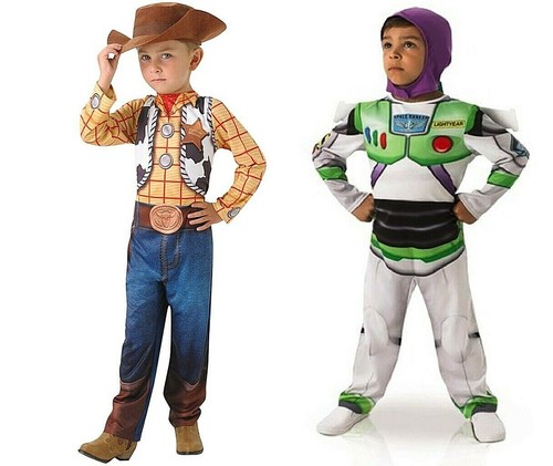 CARNEVALE HALLOWEEN VESTITO COSTUME DISNEY PIXAR TOY STORY WOODY BUZZ  LIGHTYEAR | eBay