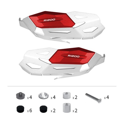 Engine Cylinder Guard Protector Head Valve Cover For BMW R1200GS R1200R R1200RT - Foto 17 di 20