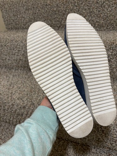Karl Lagerfeld Wildleder Clement blau Slipper Turnschuhe Damen US 9,5 klassisch - Bild 5 von 8