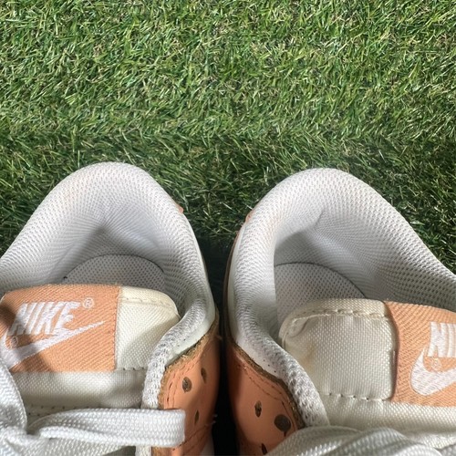 Nike Entrenadores Mujer Talla UK 6 Dunk Baja Cosecha Luna Cuero Zapatos con Cordones - Imagen 8 de 9
