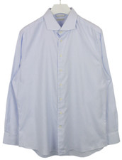 Suitsupply Try On Extra Slim Fit Shirt Men's Button-Up Pinstripe 46 / 18