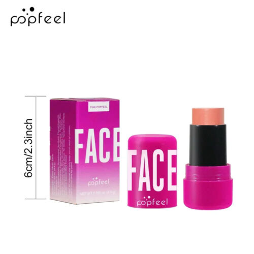 Multi-functional Stereoscopic Highlighter Blush Stick Cream Balm Lip Tint Glow - Picture 8 of 12