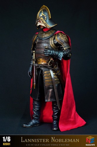 NOOZOOTOYS NZ001 Lannister Nobleman Knight with Metal Armor 1/6 Action Figure - Picture 3 of 7