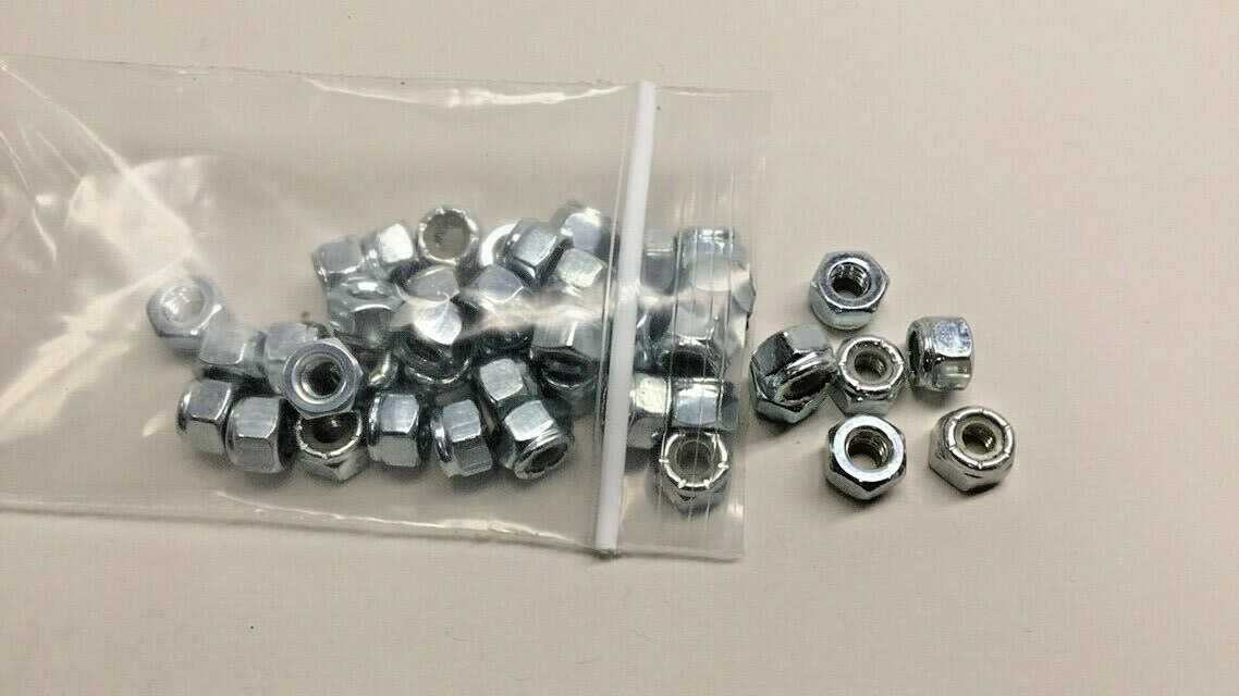 Nut AVU04-40 Finished Hex Locknut Nylon Insert 1/4