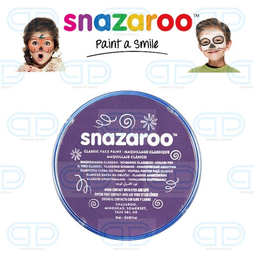 Snazaroo Face Paint & Body Make Up Many Colours Stage Fancy Dress Halloween 18ml - Picture 9 of 50