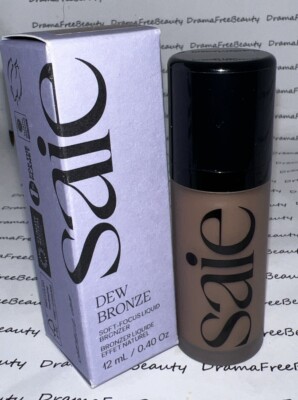 Saie Dew Bronze | Soft-Focus Effortless Liquid Bronzer Salt