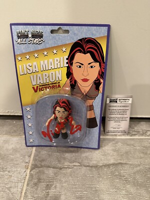 Lisa Marie Varon Victoria WWE Pint Size All Star Action Figure Autographed COA