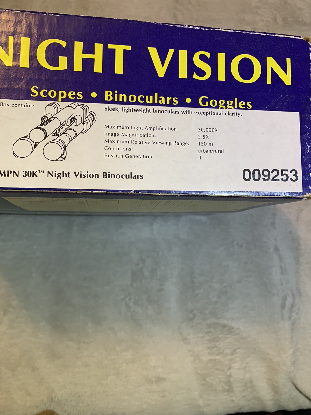 Russian Night Vision Binoculars Gen 2 2.5X. With HardCase. eBay