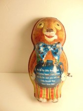 Mattel little brown bear tin toy bear; copyright 1951/53; incomplete not working