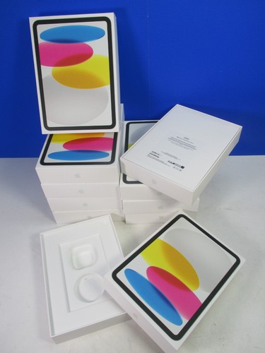 EMPTY bundle of 10 empty box only APPLE iPAD 10th generation 64gb wifi SILVER