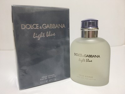 DOLCE & GABBANA LIGHT BLUE POUR HOMME EDT SPRAY 4.2 oz 125 ml SEALED IN BOX