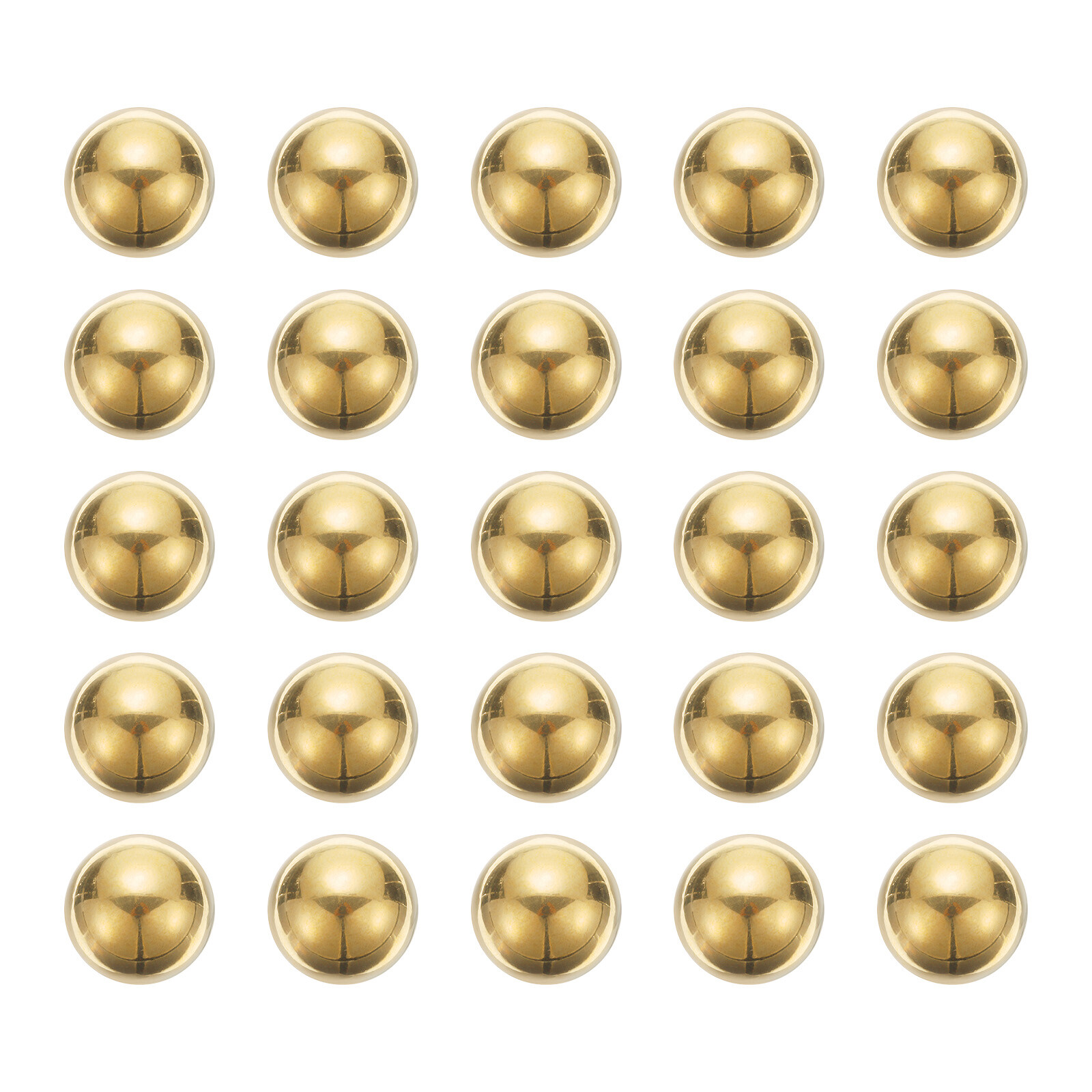 25pcs Precision Solid Brass Bearing Balls 1/4