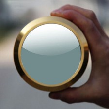 3X Desk Loupe Magnifying Glass Paperweight Metal Frame Magnifier for Reading