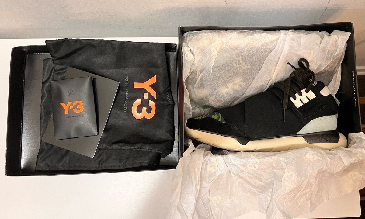 Y-3 Adidas Qasa High Floral Multicolor Men's US 8 with Shoes Bag