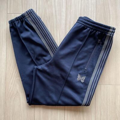 NEEDLES 21AW Track Pants Zipped Navy x Gray JO226 Size-XS NEEDLES 21AW Track Pants Zipped Navy x Gray JO226 Size-XS