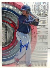 Francisco Mejia 2017 Bowman High Tek TIDAL DIFFRACTOR Autograph Auto #'d 199/199