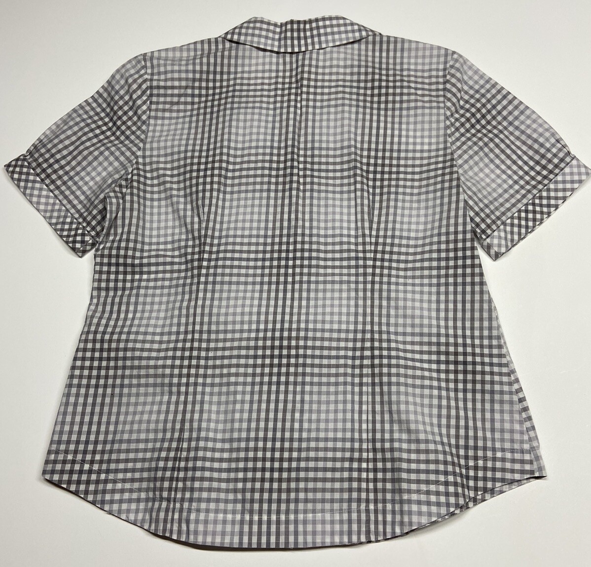 Pendleton Gingham Short Sleeve Button Down Fitted… - image 10