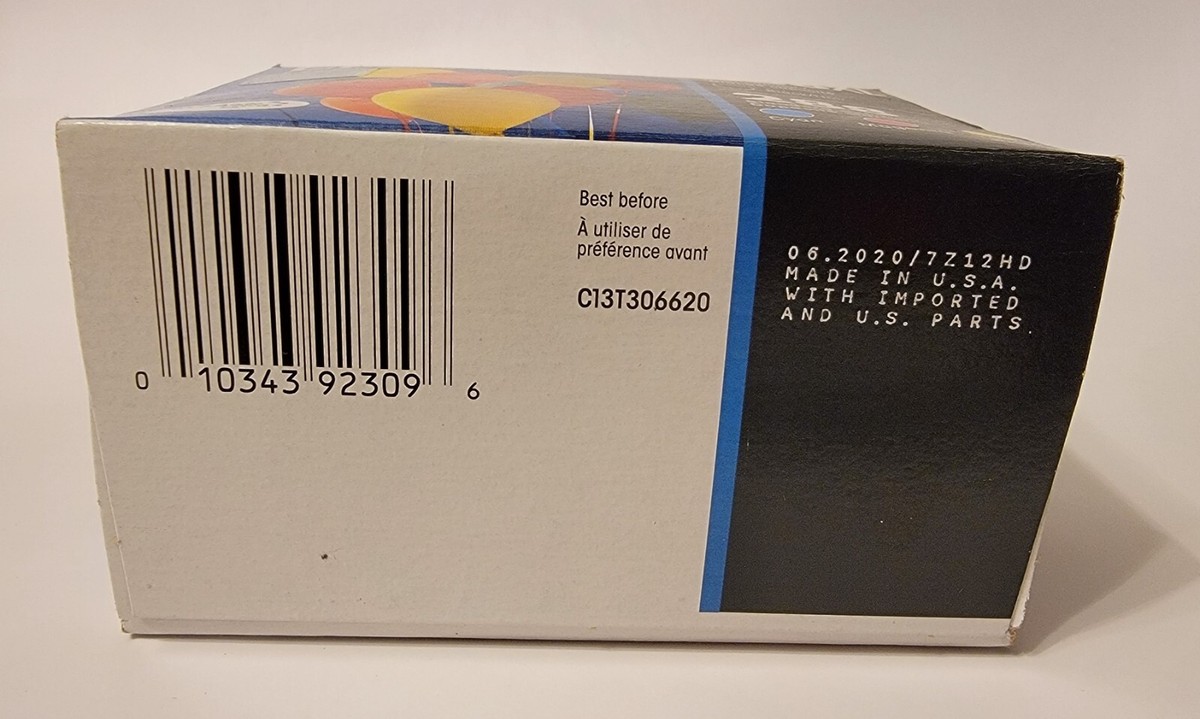 Genuine Epson 288XL Black & 288 Cyan, Magenta, Yellow Ink