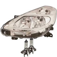 Scheinwerfer Links FüR Renault Clio Bj. 05/09->> H7+H7 Inkl. Lampen