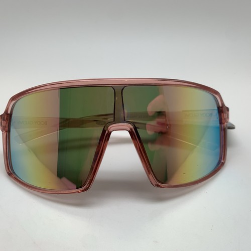 T24.6 Body Glove Sport Shield Sunglasses BGSPT 23 306 PNK Pink Rainbow Mirrored - Picture 7 of 7