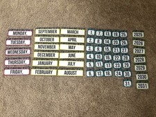 Classroom School Flip Date Calendar 55 cards notebook theme