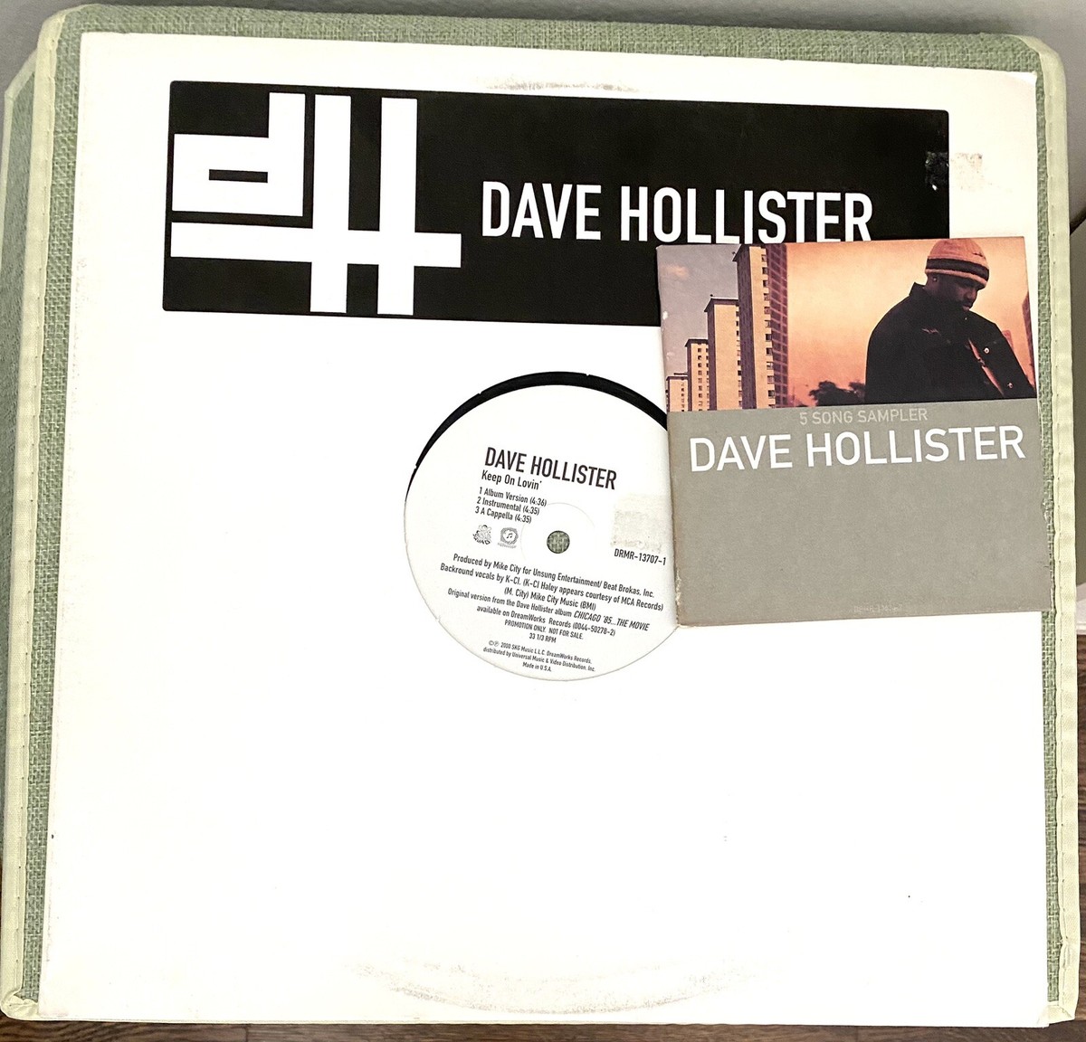 Dave Hollister **PROMO VINYL CD LOT** Keep On Lovin -- Sampler