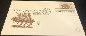FDC First Day Cover Frederic Remington Scott# 1934 Andrews Cachet 1981 Art