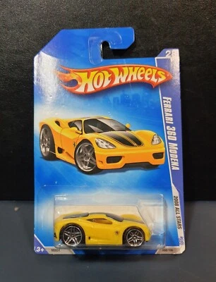 Hot Wheels All Stars 2008 _ 1/64 _ Ferrari 360 Modena / yellow _ tooned - Photo 1/3