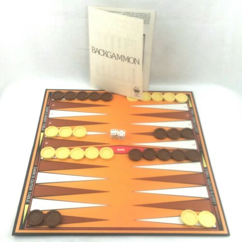Whitman Backgammon Game Western Publishing Company Vintage 1981 Made In USA - Picture 4 of 6
