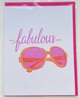 To A Fabulous Mom! Happy Mother's Day Card Pink Sunglasses New & Envelope