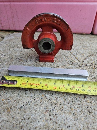 Record 15mm O.D. Pipe Bender Former & Guide