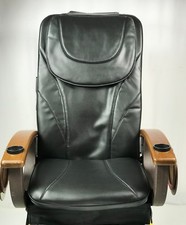 Pedicure chair Massage Seat Cover Cushion Upholstery with Oval Headrest Type B