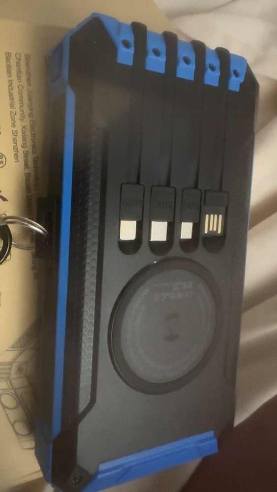 (Open Box) GNC-W22 Blue Solar Power Bank 36000mAh