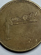 RARE TIME OUT FAMILY FUN CENTER ARCADE TOKEN DEFUNCT #qr1