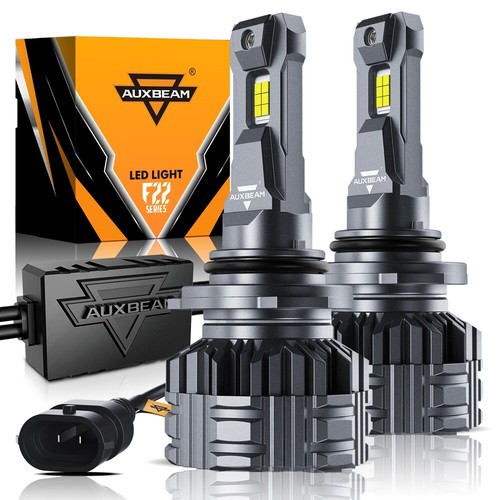2x AUXBEAM 9006 HB4 LED Headlight Bulbs Conversion Kit Low Beam White Car Lights - 第 1/12 張圖片