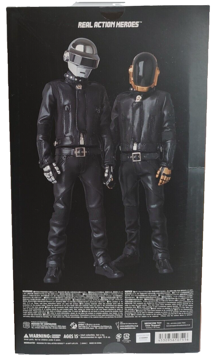 RAH DAFT PUNKトーマ・バンガルテル MEDICOM REAL ACTION HEROES DAFT PUNK THOMAS BANGALTER BLACK